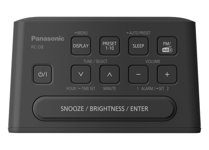 Panasonic DAB+ / FM Clock Radio (RC-D8)