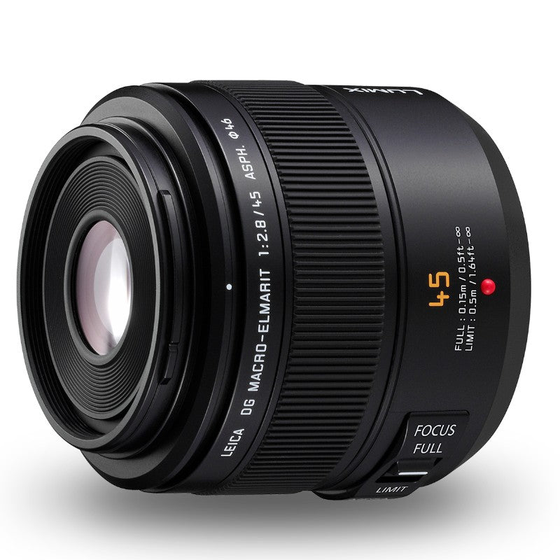 Panasonic Leica DG Macro-Elmarit 45mm/F2.8 ASPH/MEGA OIS Lens (H