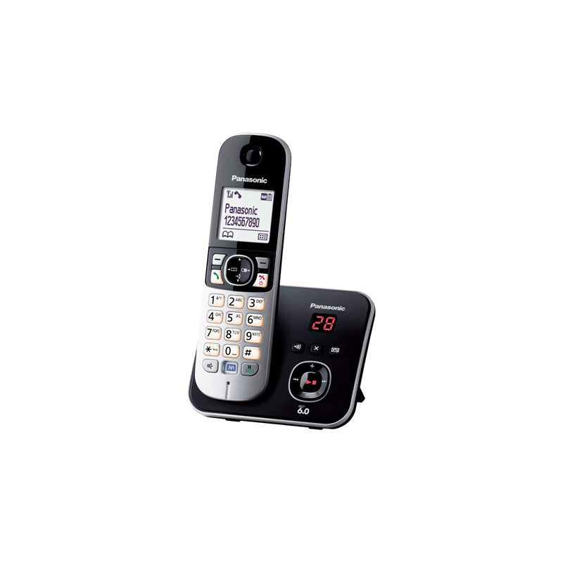 Panasonic Cordless Phone - Equalizer and Noise Reduction, Works in Blackout (KX-TG6821ALB)