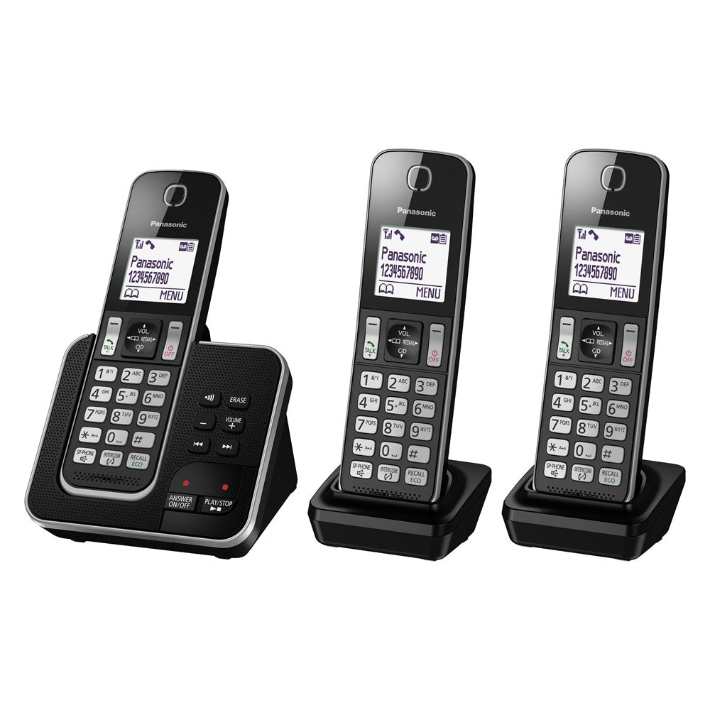 Panasonic Digital Cordless Phone and Answering System (KX-TGD323ALB)