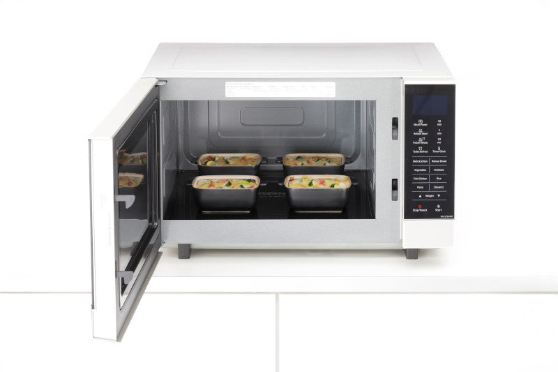 Panasonic 27 litre Flatbed Microwave Oven - White (NN-SF564WQPQ)