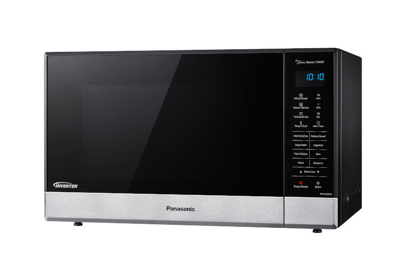 Panasonic 32L 1100W Inverter Sensor Microwave Oven, Stainless Steel Front, Black Body (NN-ST665BQPQ)