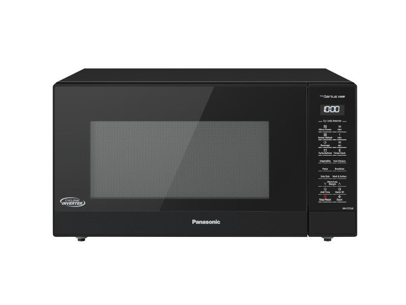Panasonic 44L 1100W Black Cyclonic Inverter Microwave (NN-ST75LB)