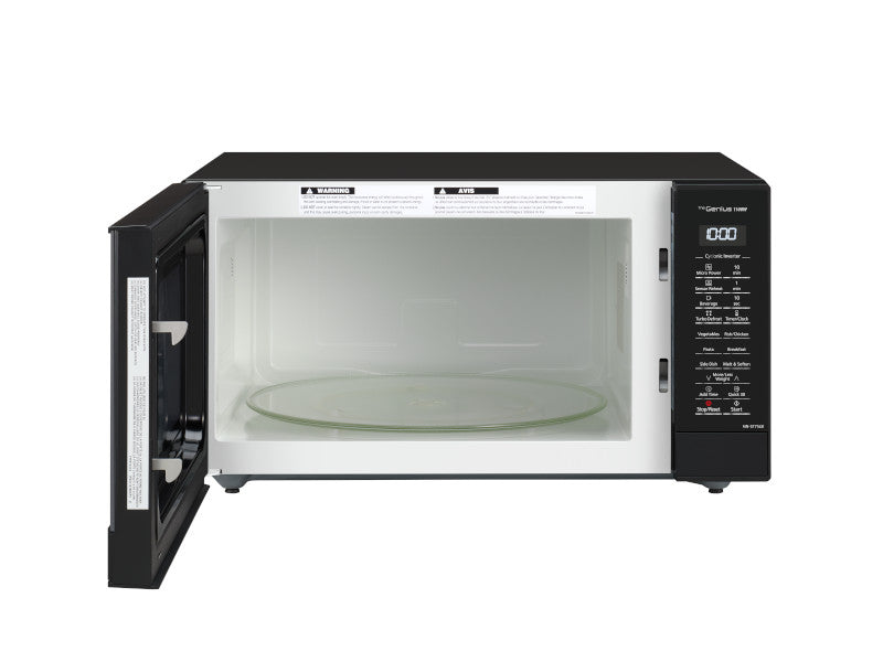 Panasonic 44L 1100W Black Cyclonic Inverter Microwave (NN-ST75LB)