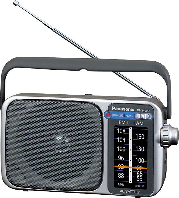 Panasonic Portable Radio AM/FM (RF-2400DGN-S)