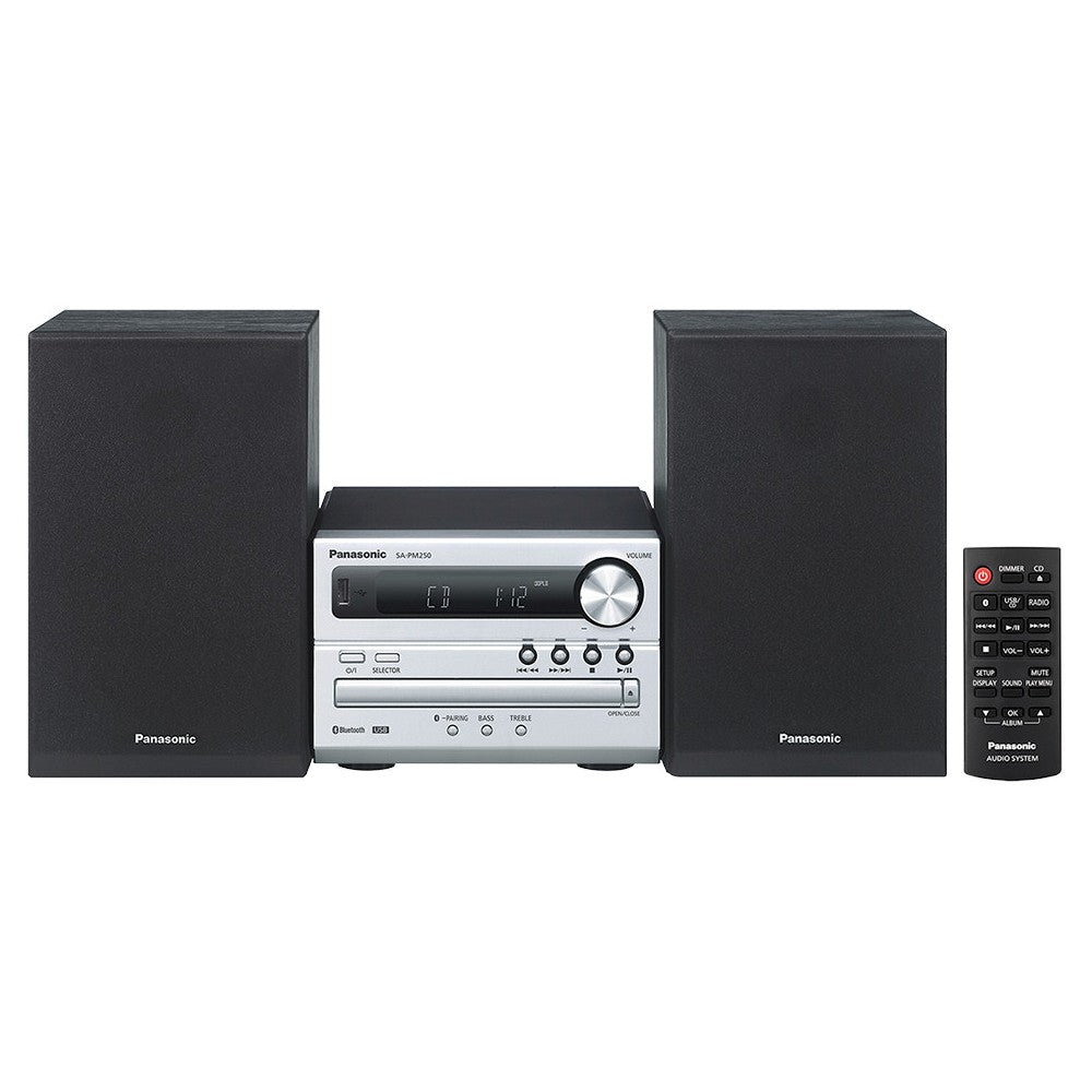 Panasonic 20W CD Micro System with Bluetooth (SC-PM250)