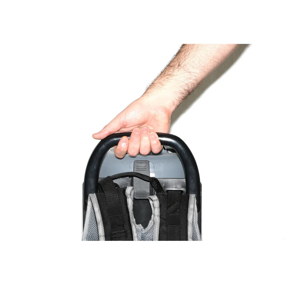 Ghibli T1 V3 Backpack Vacuum Cleaner 1450W Hepa Made in Italy - (Black with Clear Lid)