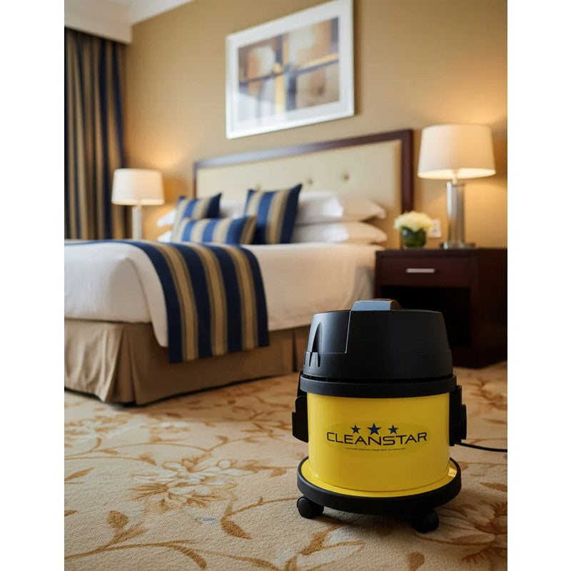 Cleanstar Butler 1200 Watt Dry Commercial Vacuum Cleaner - Yellow (VBUT-H14-Y)