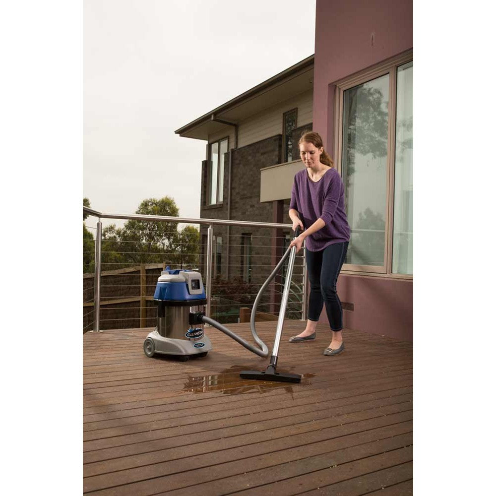 Cleanstar Commercial Stainless Steel Wet and Dry Vacuum Cleaner 15 litre 1000W- 240v  (VC15L)