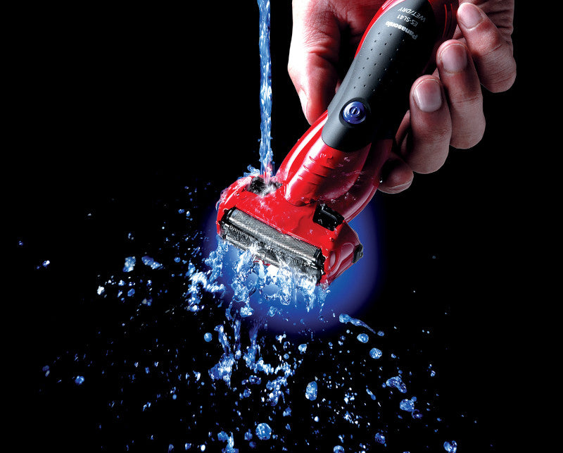 Panasonic 3-Blade Wet and Dry Rechargeable Shaver - Red (ES-SL41-R541)